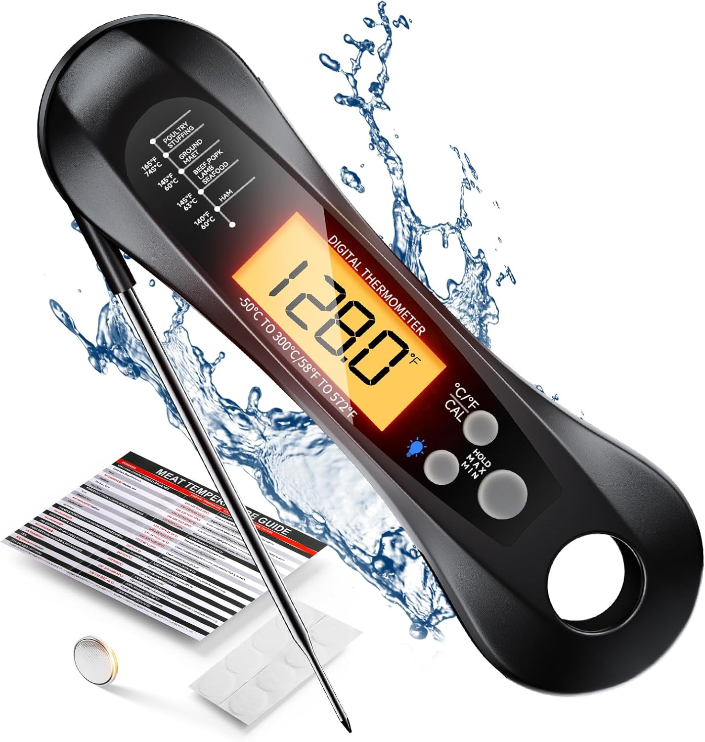 Digital Thermometer Probe - Termômetro Digital para Carne à Prova