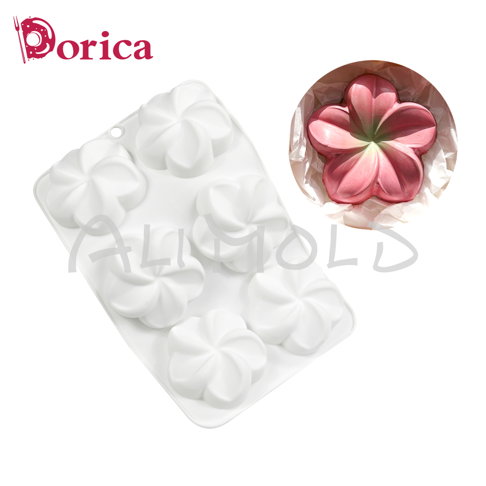 Candle Supplies Eu - Molde de silicone com 6 cavidades,