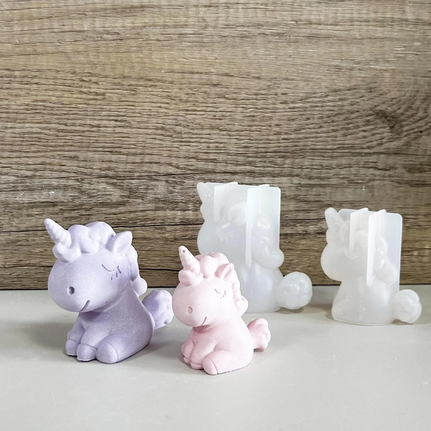 Candle Making Supplies For Beginners - 3d geométrico silicone unicórnio gato veado