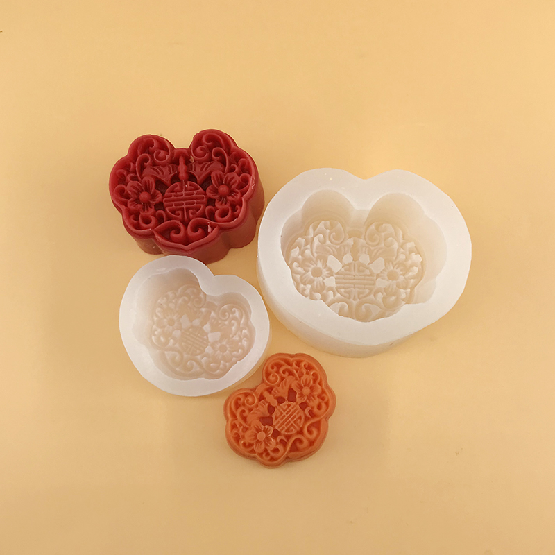 Candle Supplies Eu - Molde de silicone 3d ruyi lock,