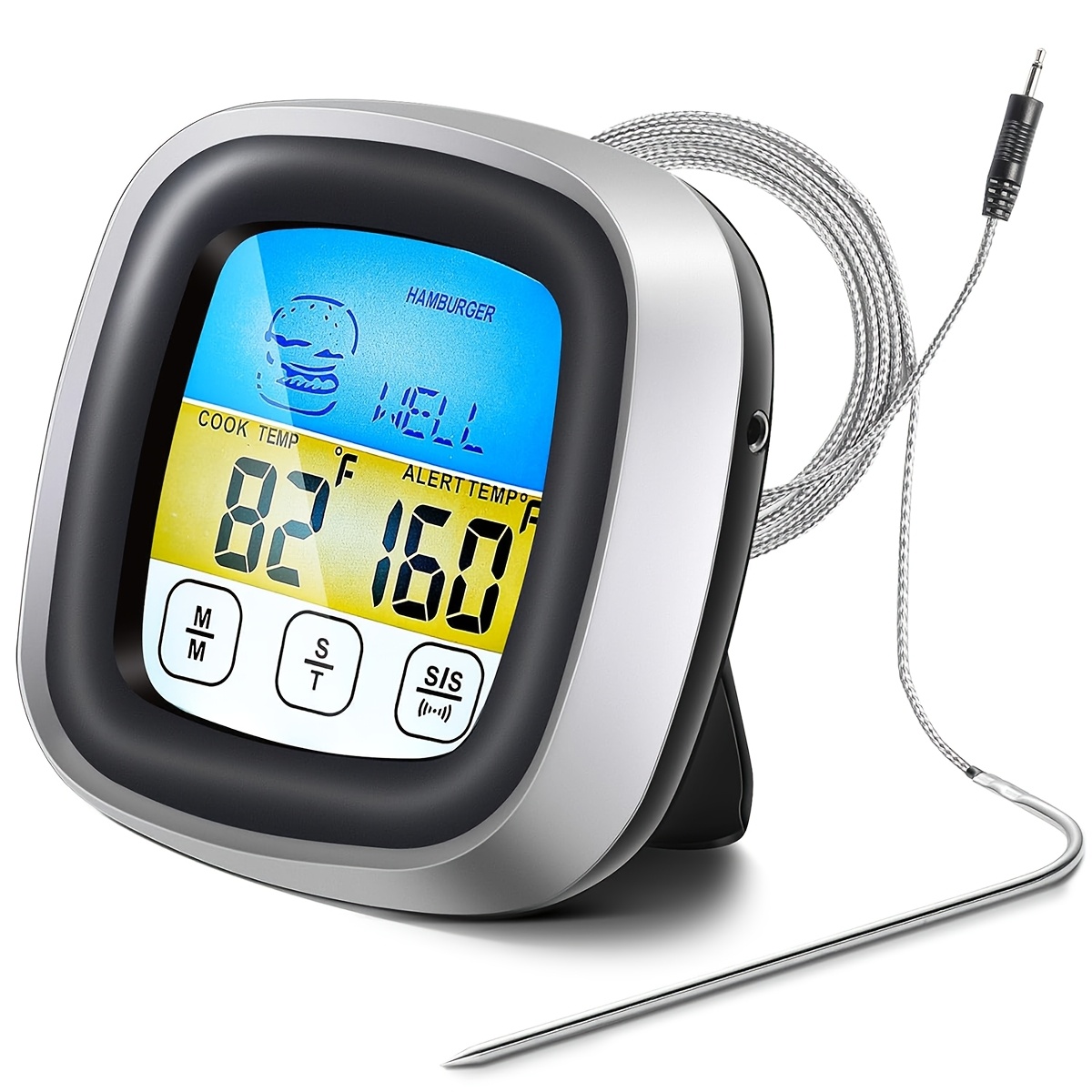 Digital Thermometer Probe - Termômetro Digital para Carne com Timer