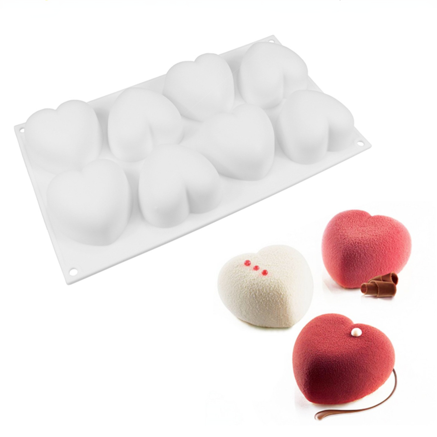 Candle Making Supplies For Beginners - Amor coração silicone sabão molde artesanal