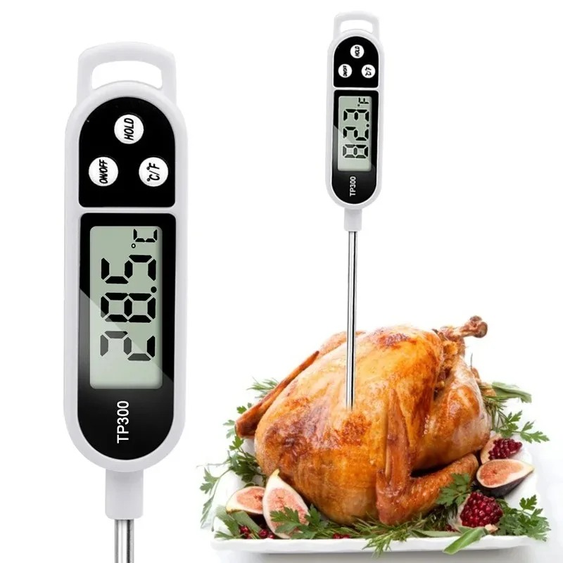 Digital Thermometer Probe - Sonda de aço inoxidável para cozinhar