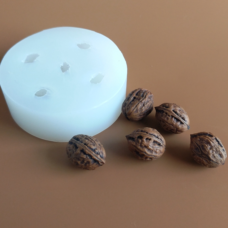 Candle Supplies Eu - 3d pequena noz moldes de silicone