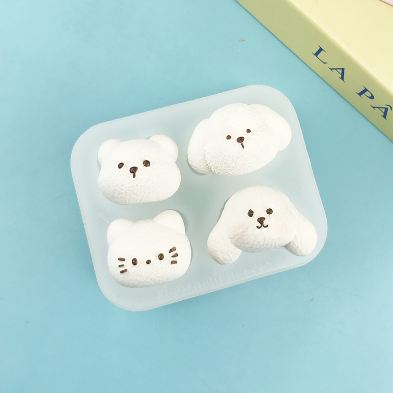 Candle Supplies Eu - Molde de silicone série animal gato