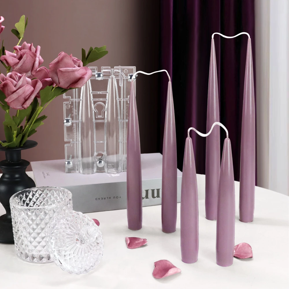 Candle Making Supplies For Beginners - Coluna de ponta dupla vela acrílico