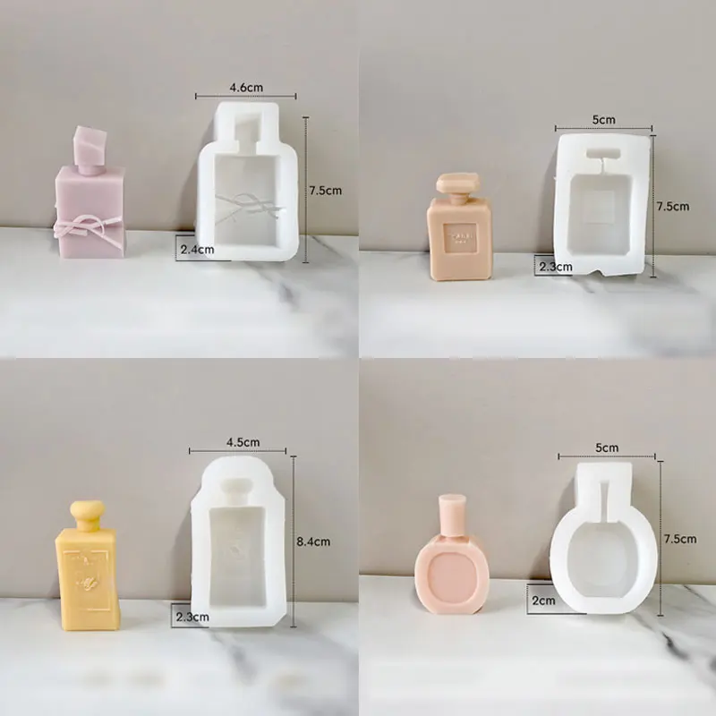 Candle Supplies Eu - 2 pçs moda perfume garrafa molde