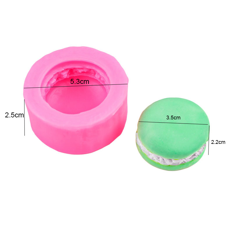 Molde de silicone 3d macaron f - Candle Supplies Eu avaliação e preço
