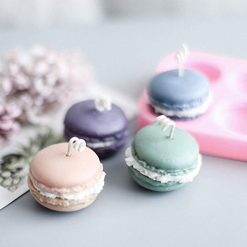 Molde de silicone 3d macaron f - Candle Supplies Eu avaliação e preço