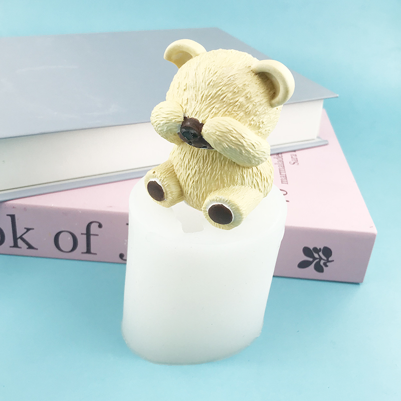 Molde de silicone de ursinho c - Candle Supplies Eu avaliação e preço