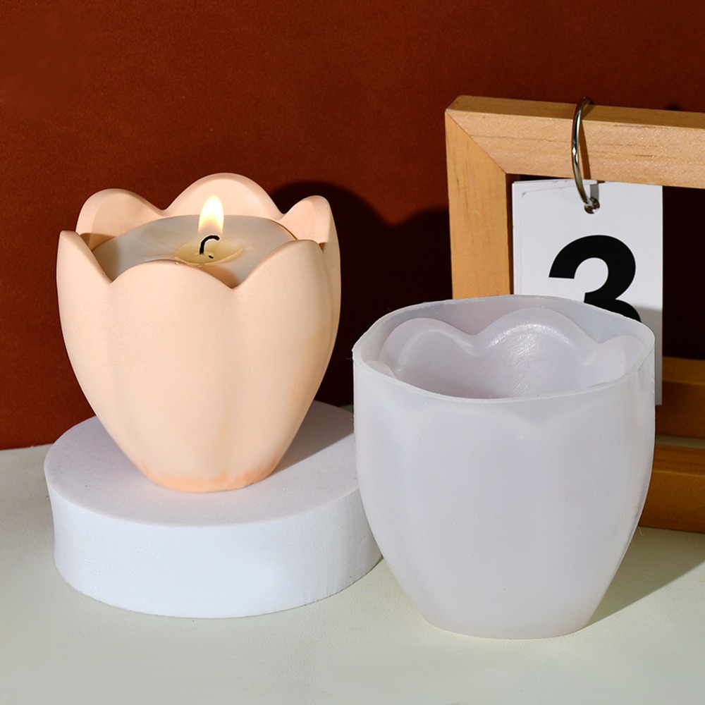 Suporte de vela de tulipa, mol - Candle Making Supplies For Beginners avaliação e preço