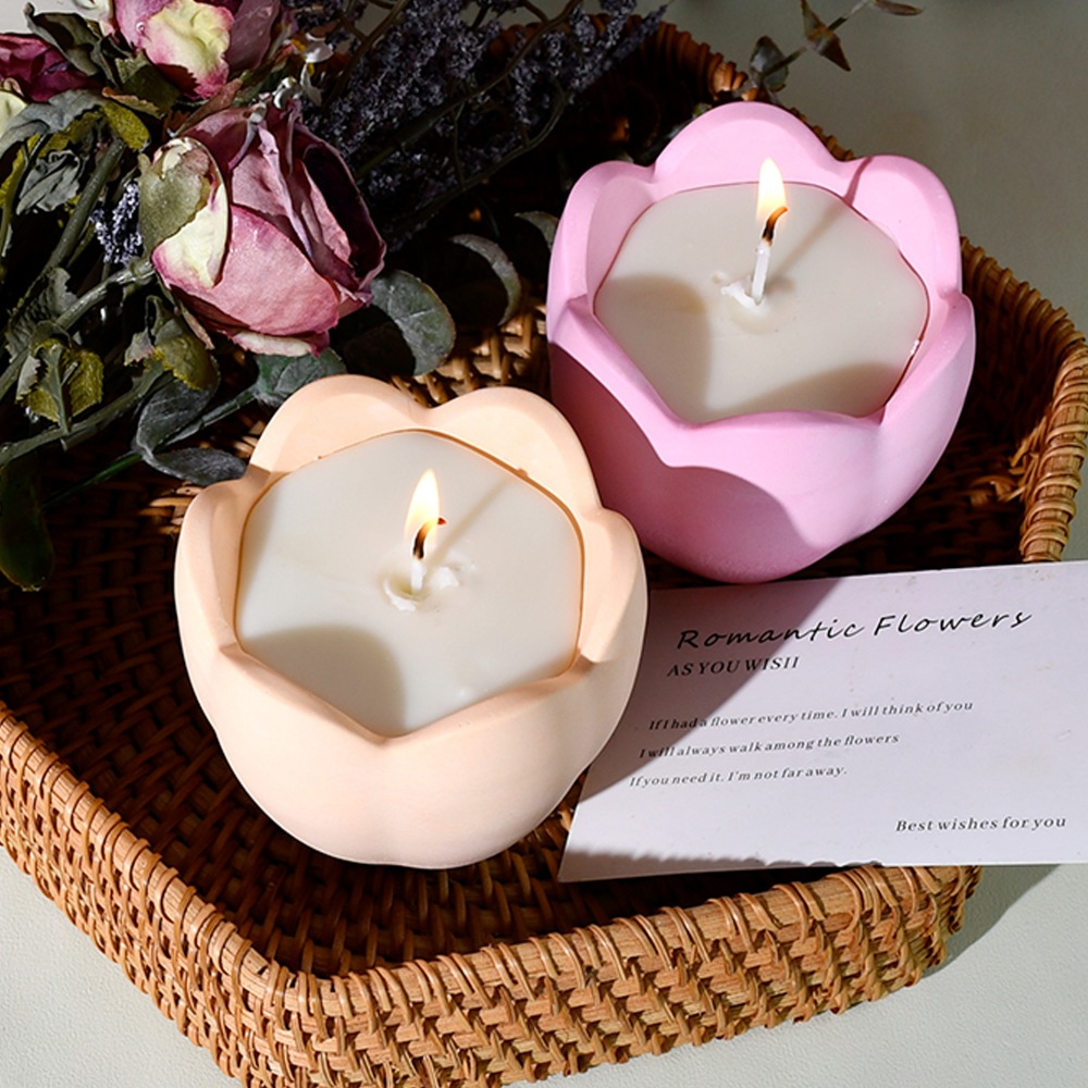Suporte de vela de tulipa, mol - Candle Making Supplies For Beginners avaliação e preço