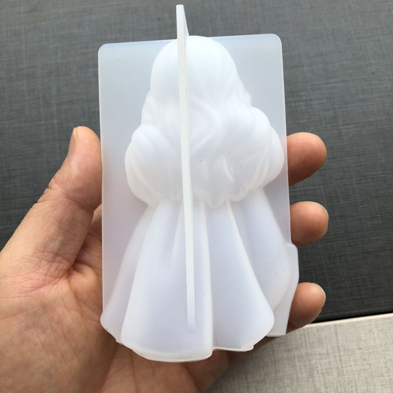 3d bonito princesa silicone ve - Candle Making Supplies For Beginners avaliação e preço