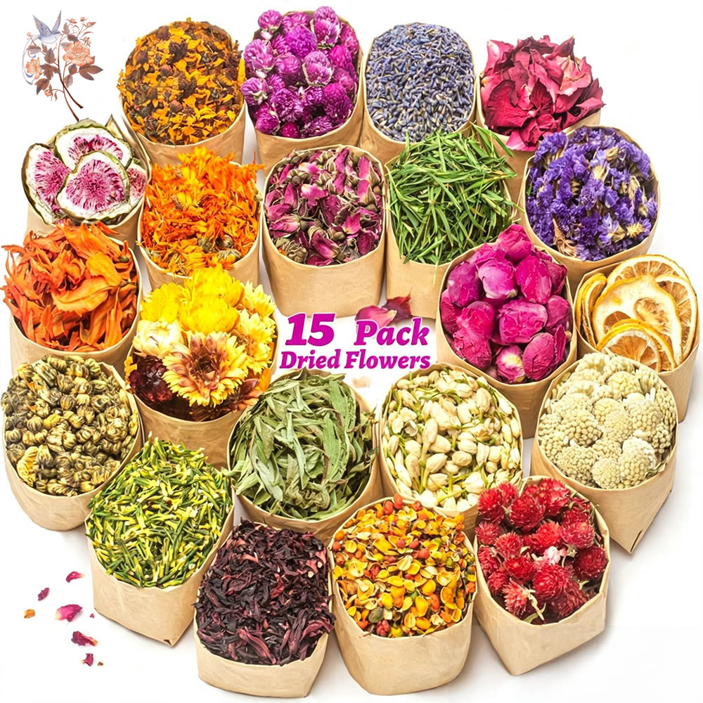 15 Sacos de Flores Secas, Kit  - Your Candle Supplies avaliação e preço