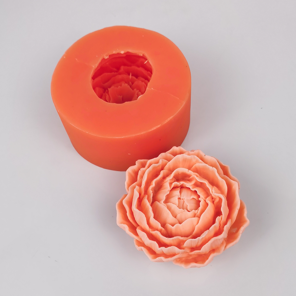 Peônia flor vela molde manual  - Candle Supplies Eu avaliação e preço