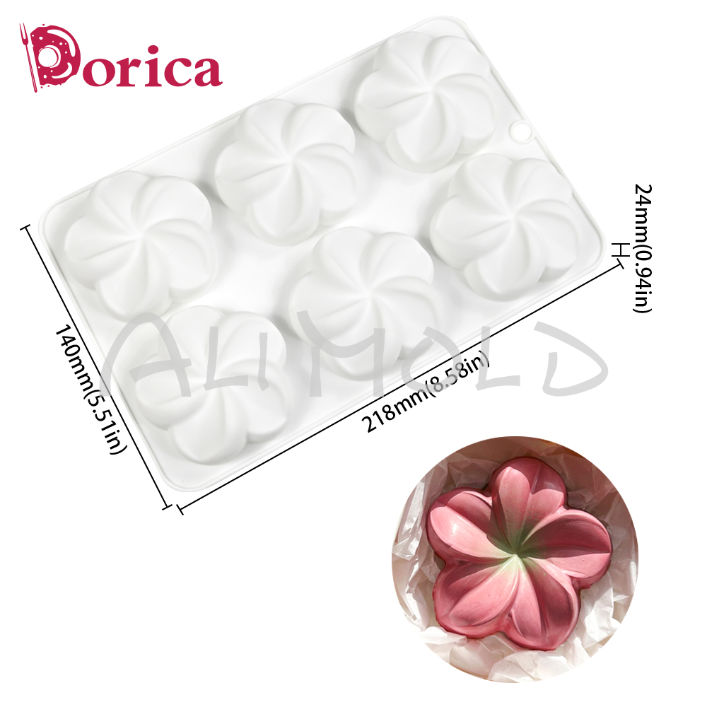 Molde de silicone com 6 cavida - Candle Supplies Eu avaliação e preço