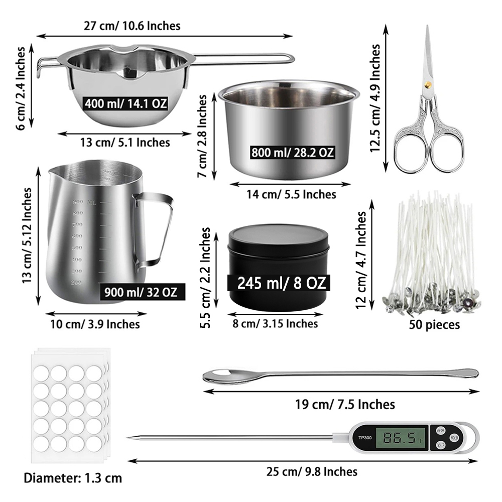 Glintmos Kit de fabricação de  - Candle Making Supplies Usa avaliação e preço