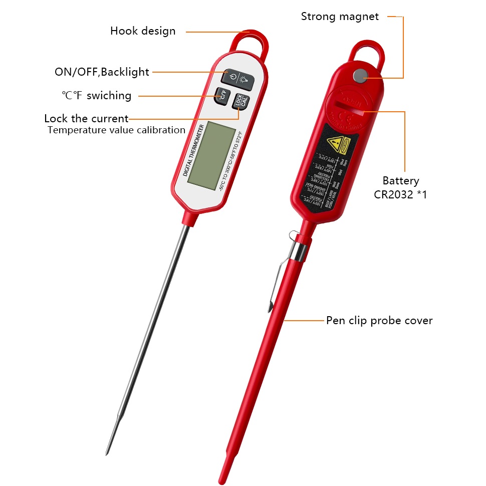 Termômetro digital de carne co - Digital Thermometer Probe avaliação e preço