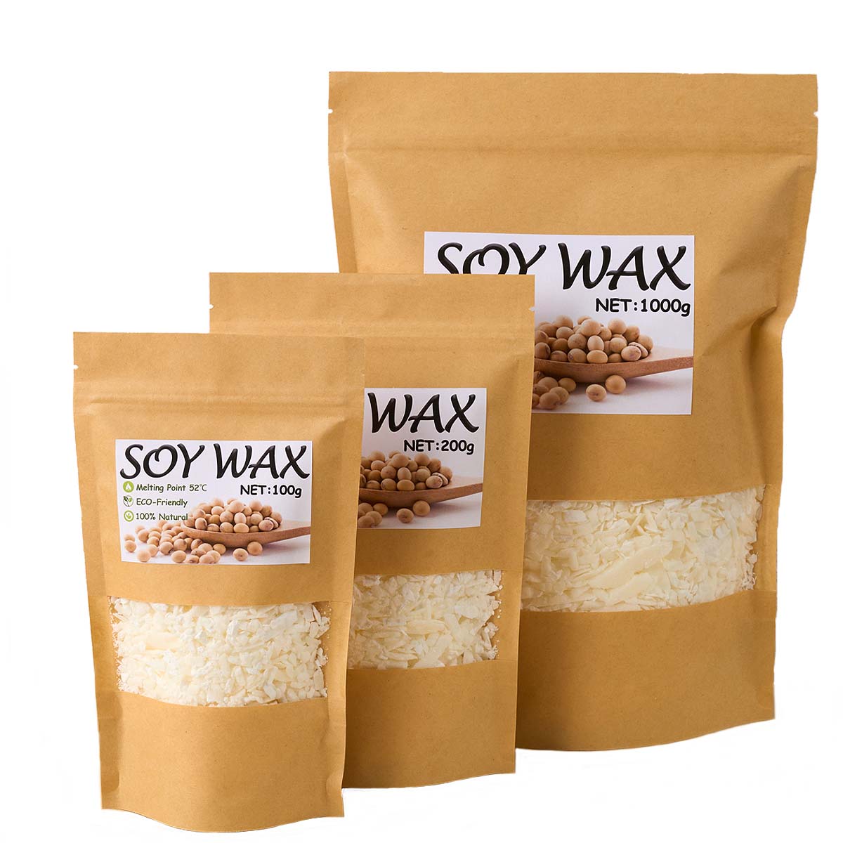 1 libras de cera de soja branc - Candle Making Supplies For Beginners avaliação e preço