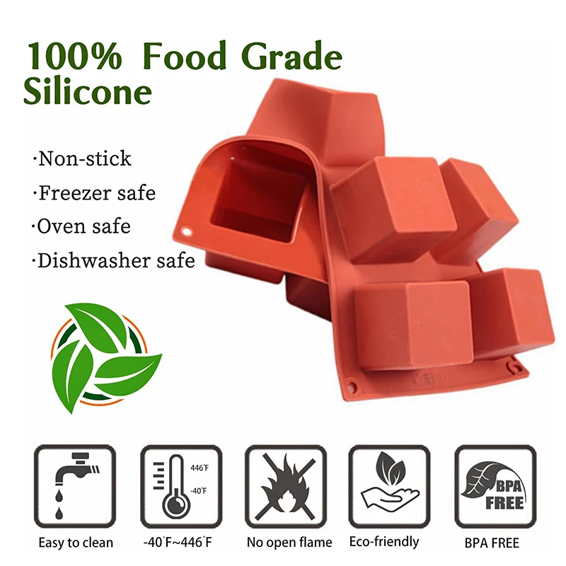 Molde quadrado de mousse para  - Candle Supplies Eu avaliação e preço