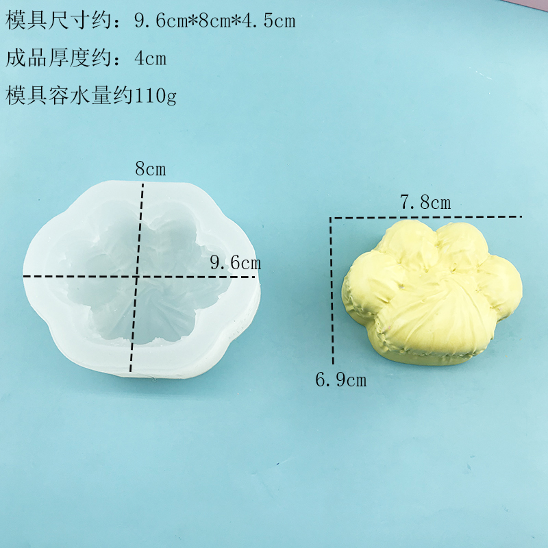 Molde de silicone pata de gato - Candle Supplies Eu avaliação e preço