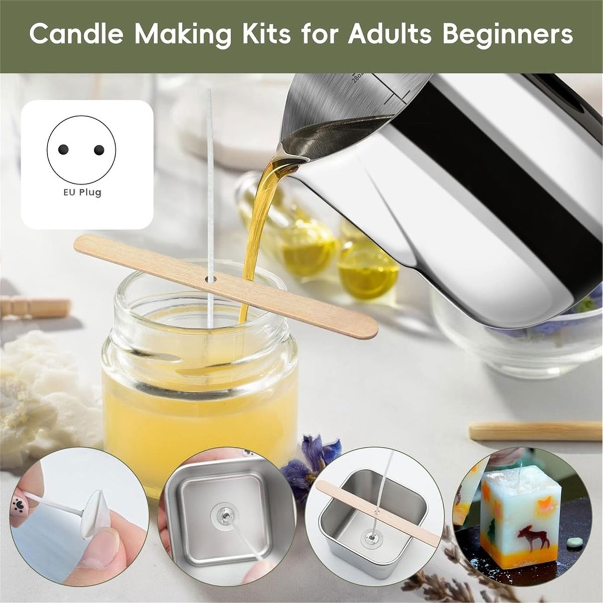 Novo Kit de Fabricação de Vela - Candle Supplies Eu avaliação e preço